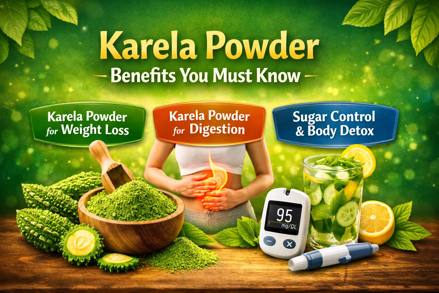 Karela Powder Benefits You Must Know for Sugar Control & Body Detoxt